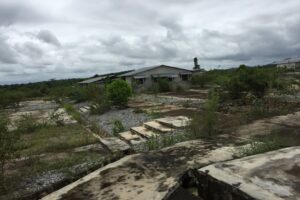 Abandoned Ebola Treatment Centre, at a remote location outside Bo city in Sierra Leone