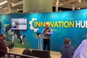 Douglas Armstrong presenting at Dairy-Tech