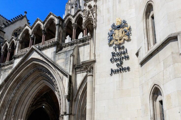 The Royals Courts of Justice in London.