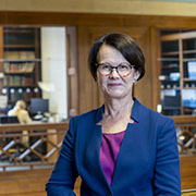 Interim Vice-Chancellor Professor Jane Norman in the Trent Building on University Park campus.