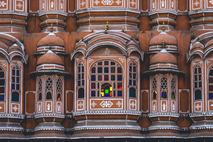 Stock image of architecture in India.